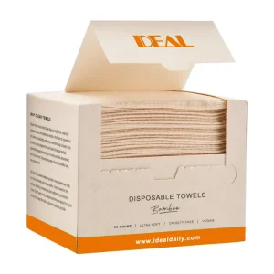 OEM ODM Disposable Bamboo Face Towel Waffle Pattern 80gsm Private Label Biodegradable Facial Cleansing Wipes
