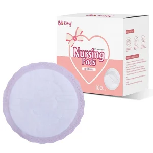 OEM ODM Disposable Waterproof Ultra Thin Breathable Ultra Soft Round Heart Shape Nursing Pad for Maternity Breast Care