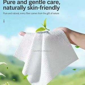 OEM ODM Spunlace Non woven Disposable Face Towel Roll Soft Absorbent Non woven Tissue for Daily Use
