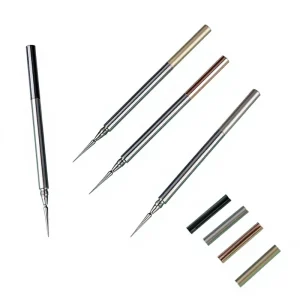 OEM ODM Titanium Alloy Double Ended Acne Needle Stainless Steel Dual Purpose Face Squeezing Ring Fine Tip ZSFC 008 OEM Brand