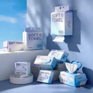 OEM Soft Disposable Face Towel Makeup Remover Clean Facial Towel Salon Spa Cotton Tissue Customize Comfortable Skin Clean Towels