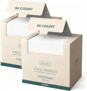 OEM Soft Disposable Hypoallergenic Eco-Friendly Nonwoven Facial Towels Quick Dry Lint-Free Antimicrobial Gentle Skin-Friendly