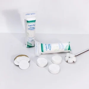 Oem Cotton Disposable Makeup Remover Pads 5.8cm Round Cleanable Cotton Pad for Face