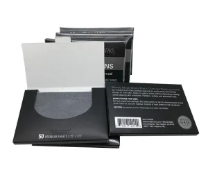 Oil Absorbing Paper Facial Oil Blotting Tissues 3 Pack (150 Sheets)
