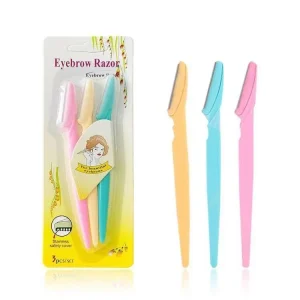 One Card Three Blade Eyebrow Scraper Beauty Makeup Tool for Shaving Mode Eyebrow Repair Eyebrow Trimmer