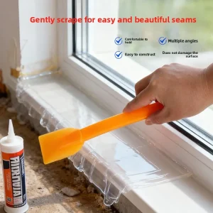 One piece Double Ended TPE Glue Scraping Board for Glass Smoothing Comfortable Grip and Doesn’t Stick