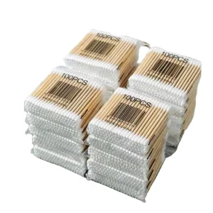 Organic Bamboo Cotton Swabs Biodegradable Q Tips Cotton Swabs Eco Cotton Swab Lipstick Makeup Remover