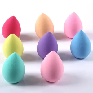 Oval Colorful Powder Puff Sponge Beauty Makeup Sponge for Girls