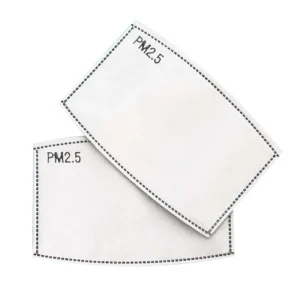 PM2.5 Filter Sheet 5 Layer Anti Odor Activated Carbon Non Woven Disposable Gasket Full Face Business Gift Mask Accessories