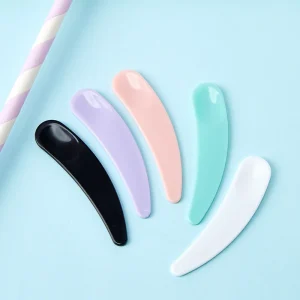 PP Plastic Mini Makeup Spatula Scoop Eye Cream Mask Spoon for Cosmetic Beauty Tools