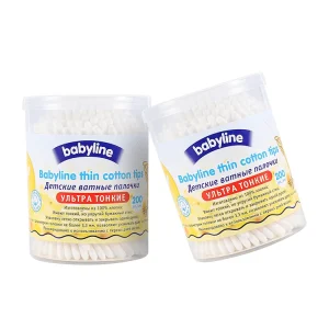 PP Plastic Tube Johnsons Baby Swabs Jumbo Tips Cotton Buds Safety for Baby Care Bamboo Stick Navel Ear Cleaning Cotton Buds