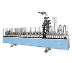 PUR Adhesive Profile Wrapping Machine for MDF Board