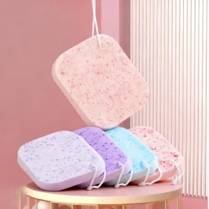 PVA Facial Makeup Sponge Soft Skin Friendly Exfoliating Face Cleaning Puff