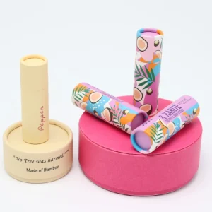 Paper Board Twist up Lip Balm Tubes Packaging Paper Tube for Lipstick