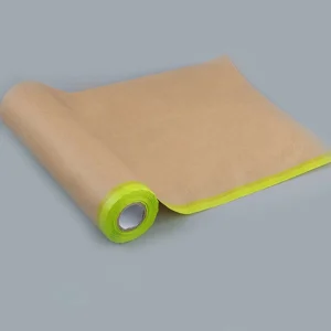 Paper Kraft Mask Paper Roll Protective Paper Painting Car Automotive Body Protection Wall Cover Pre Taped Masking Film
