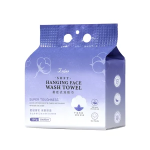 Pearl patterned Non Woven Face Wash Bath Towel 350g 20*20cm Hanging Soft Disposable Facial Cleaning Tissues