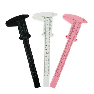 Permanent Makeup Accessories Supplies Microblading Eyebrow Measuring Tools Plastic Vernier Caliper Ruler Eyebrow Ruler Stencils