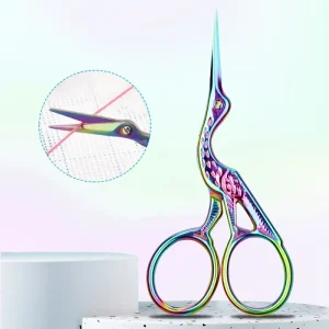 Personal Makeup Manicure Nail Scissors with Stainless Steel Beauty Customized Logo Eyebrow Scissors