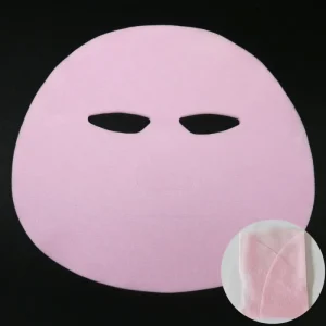 Pink 30GSM Microfiber Ultra Fine Fiber Facial Mask Fabric Facial Sheet Mask