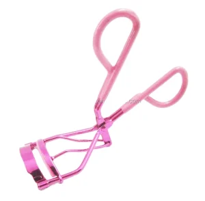 Pink Mini Eyelash Curler with Silicone Pad