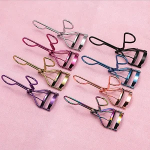 Pink and Gold Eyelash Curlers Bling Green/White/Purple Partial Lash Curler Custom Logo Eyelash Curler Kit