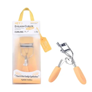 Plastic Eyelash Curler with Refill Silicone Pad