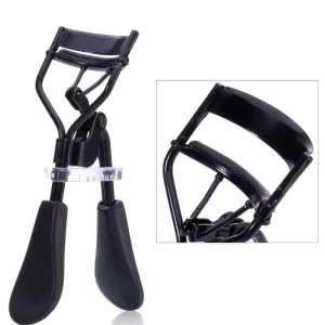 Plastic Matte Black Eyelash Curler Ring Curling Wide Angle Portable Beauty Tools Device