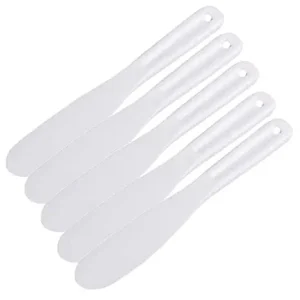 Plastic Spoons Beauty Facial Plastic Waxing Cream Mixing Masking Cosmetics Mini Spatula