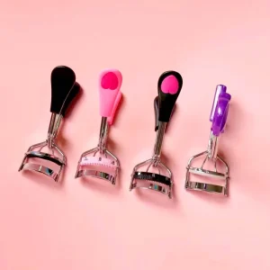 Pocket Eyelash Curler with Comb and Tweezers, Lash Lift Kit