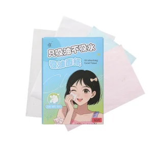 Pocket Facial Tissue Paper Face Oil Absorbing Sheets Portable Premium Summer Wood pulp Oil Removal paper SY046