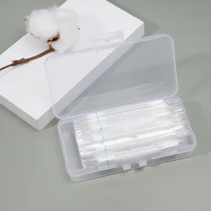 Pointed Tip Disposable Makeup Remover Swabs Pre filled Breakable Liquid Cotton Bud