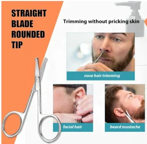Popular Beauty Daily Use Scissors Set Stainless Steel Straight Blade Eyelash Eyebrow Waterproof Trimming Cutting Scissors