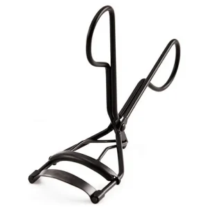 Popular Woman Black Spray-paint Eyelash Curler with 2 Advanced Silicone Refill Pads