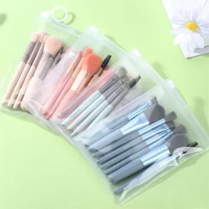 Portable 8pcs Mini Travel Makeup Brush Set Multi Colors Custom Private Logo Professional Makeup Foundation Cosmetic Tools