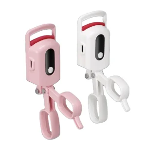 Portable ABS Plastic Electric Perm Heated Eyelash Curler 300mAh Battery USB Rechargeable Anti allergic for Dual Eyelash Long
