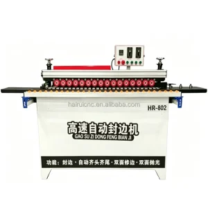Portable Automatic Edge Banding Machine Woodworking PVC MDF Veneer Straight Curve Furniture Cabinet