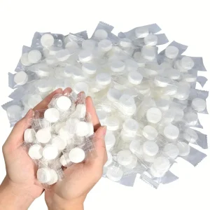 Portable Disposable Compressed Towel Independent Transparent Packaging Cleansing Towel Travel Face Towel