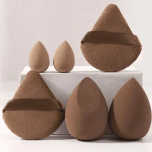 Portable Egg Foundation Powder Puff Reusable Wet and Dry Makeup Sponge Tool for Travel and Beauty Cosmetics