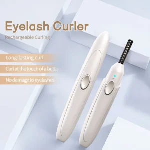 Portable Electric Eyelash Curler with Ion Volume Technology Rechargeable Heating Long lasting Household Use