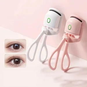 Portable Electric Eyelash Curler with Quick Heating Long Lasting USB Charging Eyelash Perm Made of Durable Plastic