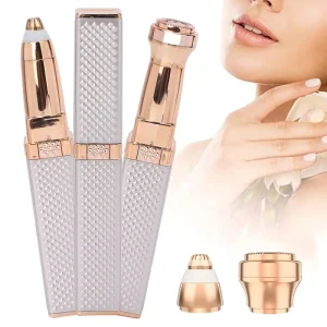 Portable Eyebrow Trimmer Electric 2 in 1 Shaving Hair Remover Facial Hair Trimmer for Women Electric Eyebrow Trimmer Epilator
