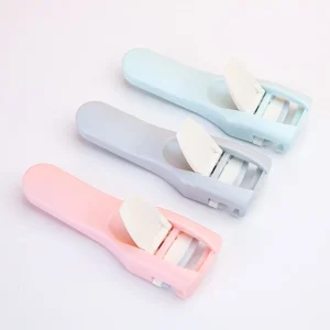 Portable Eyelash Curler with Comb Plastic Press Type