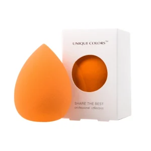 Portable Facial Wet Water Drop Makeup Sponge Non Latex Square Eye Washable Free Box Labeling