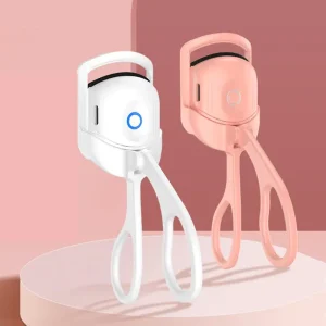 Portable Heated USB Rechargeable Eyelash Curler Electric Eyelash Curler Made of Durable Plastic