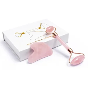 Portable Innovative Product Jade Roller Gua Sha Set for Skin Care and Beauty Product for Wedding Thank You Gifts for Guests