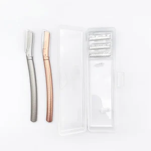 Portable Ladies’ Safety Eyebrow Trimmer with Easy Storage and Replaceable Blade Factory Supply