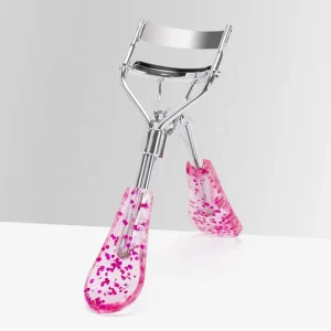 Portable Mini 20R Eyelash Curler with Silicone Pad Makeup Cosmetic Tool for Home and Travel Use