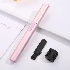 Portable Mini Electric Eyebrow Trimmer Pen Painless Body Hair Removal Shaver Epilator Razor Recortador De Cejas Metal