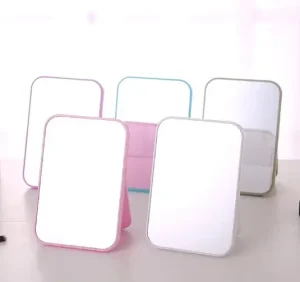 Portable Mini Makeup Mirror Desktop Women’s Makeup Mirror Foldable Portable Makeup Mirror