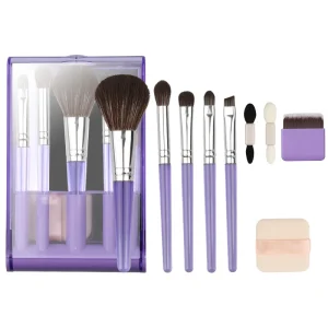 Portable Multifunctional Boxed Advanced Beauty Makeup Brush Set 10 Loose Powder Makeup Brush Tools
